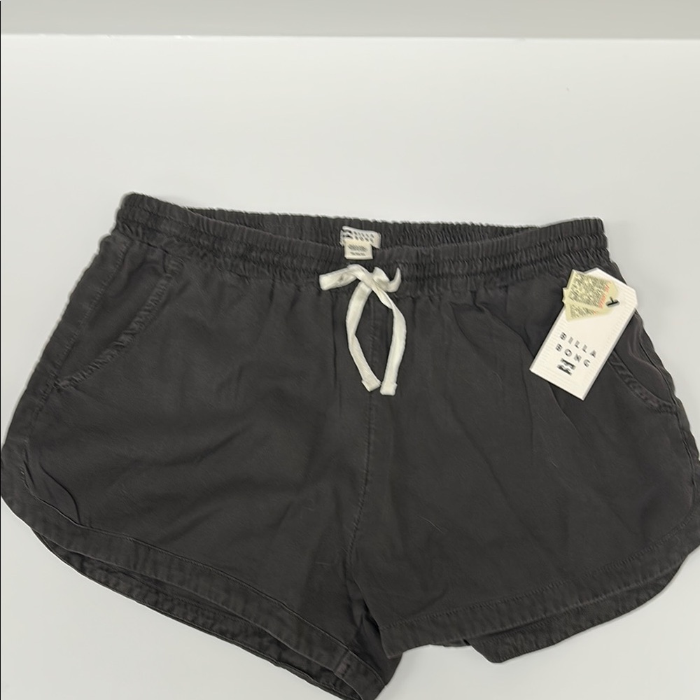 Billabong Black Road Trippin Athletic Shorts with Elastic Waistband